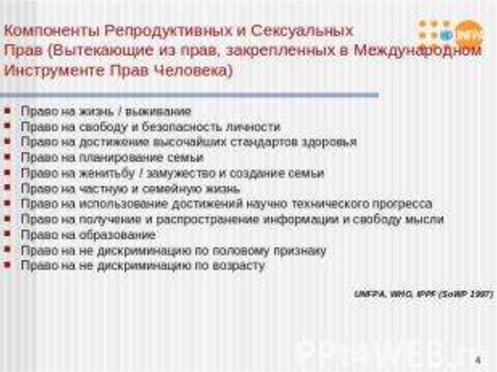 Репродуктивное тестирование. Право на планирование семьи.