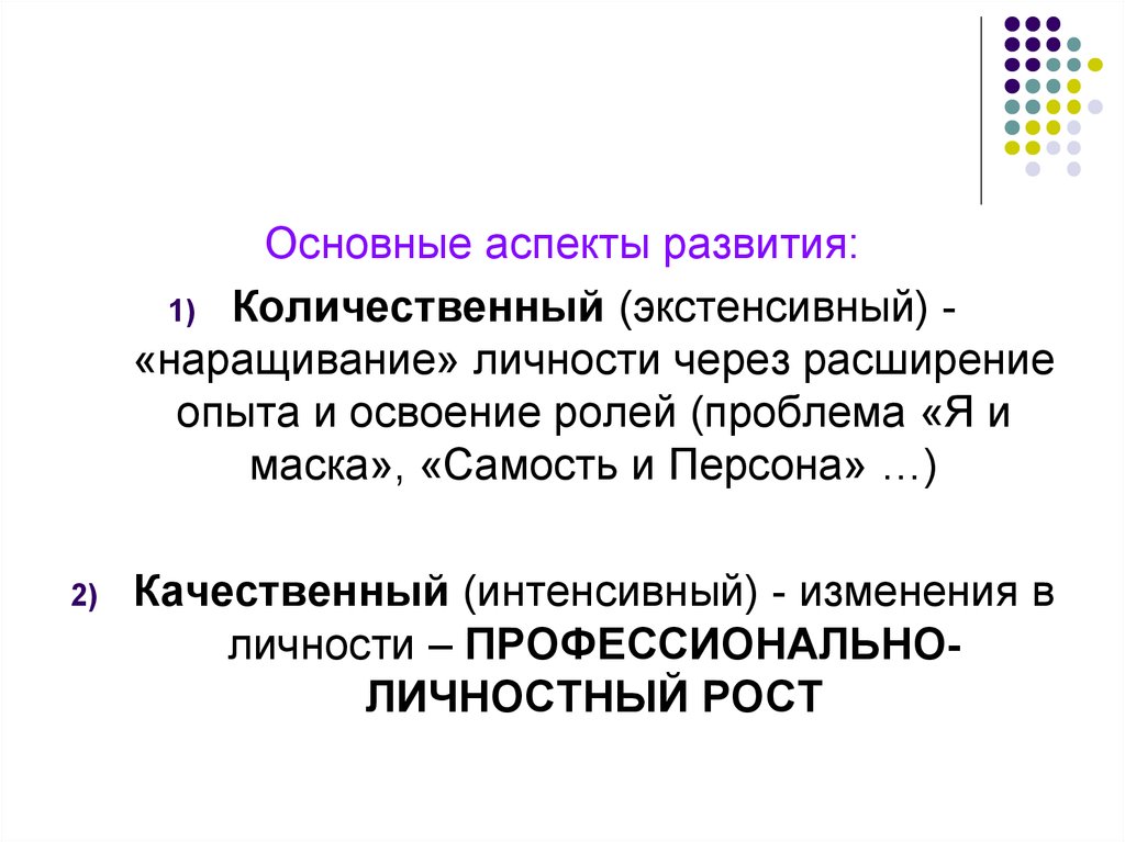 Освоение ролей. Основные аспекты развития человека. Аспекты развития личности. Основные аспекты личности. Важнейшие аспекты личности.