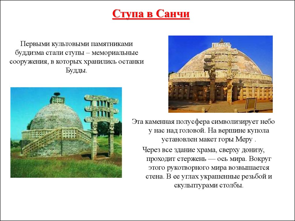 Ступа в санчи презентация