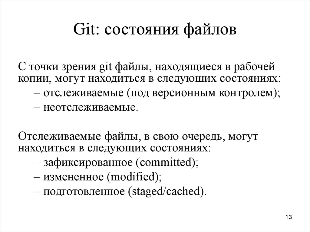 Файлы git