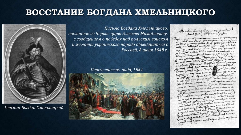 Б хмельницкий событие. 1648 1654 Восстание Хмельницкого.