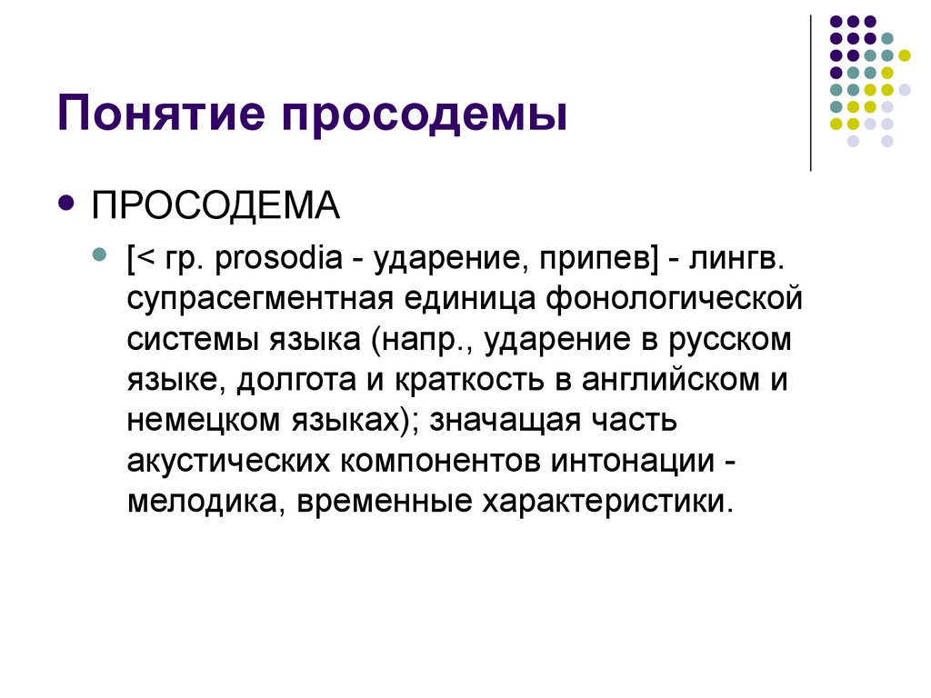 Понятие просодии и интонация. (Тема 8) - презентация онлайн