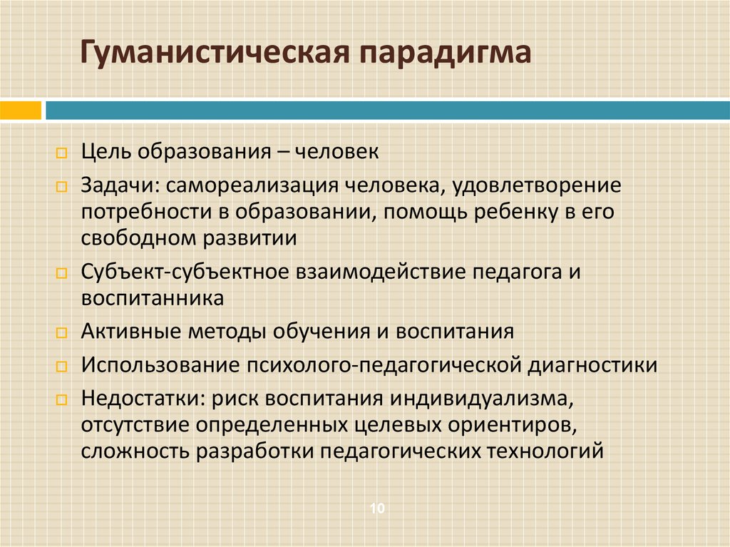 Кто является автором парадигмы образования