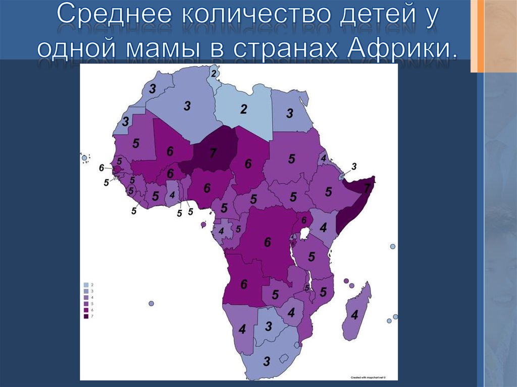 Демографическая карта африки