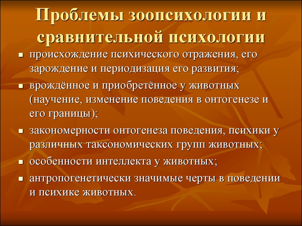 Сравнительная психология