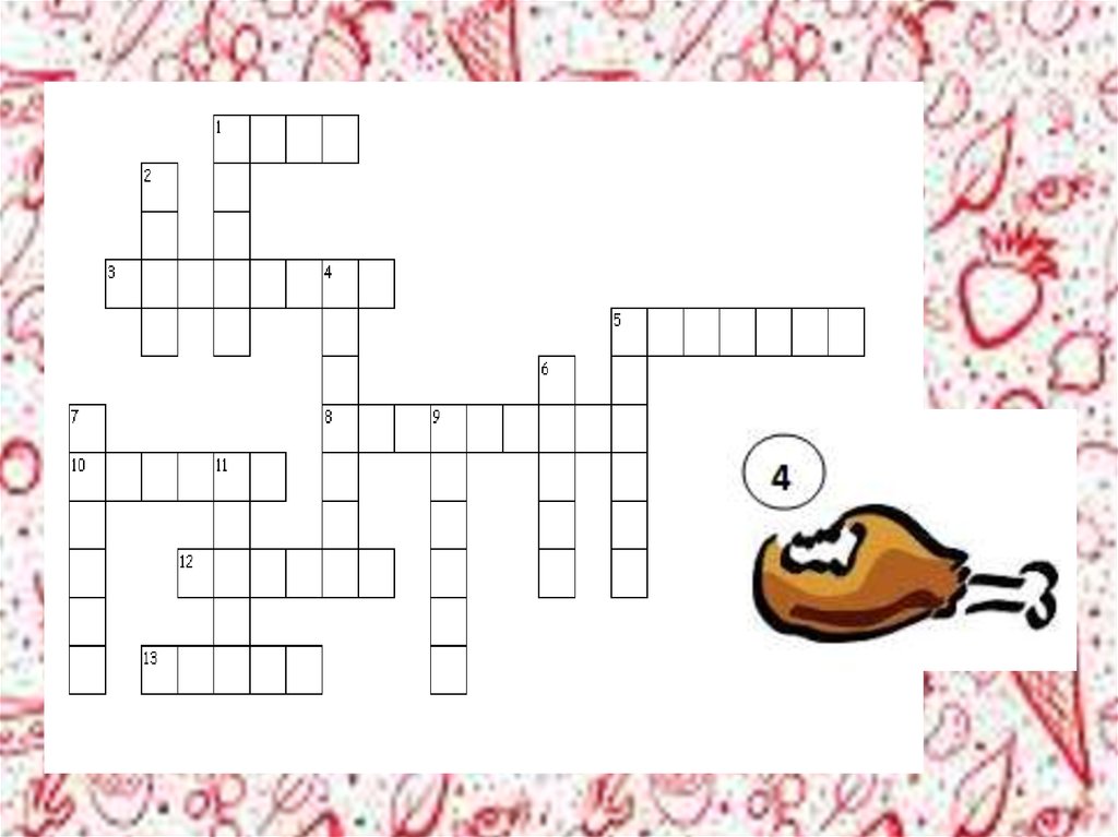 Food scrap crossword