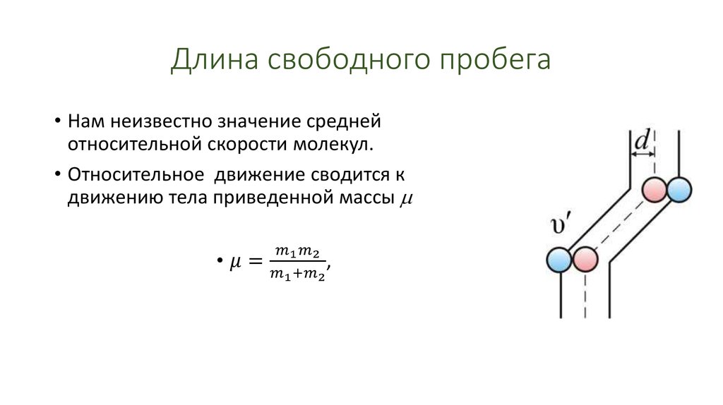 Длина пробега молекулы