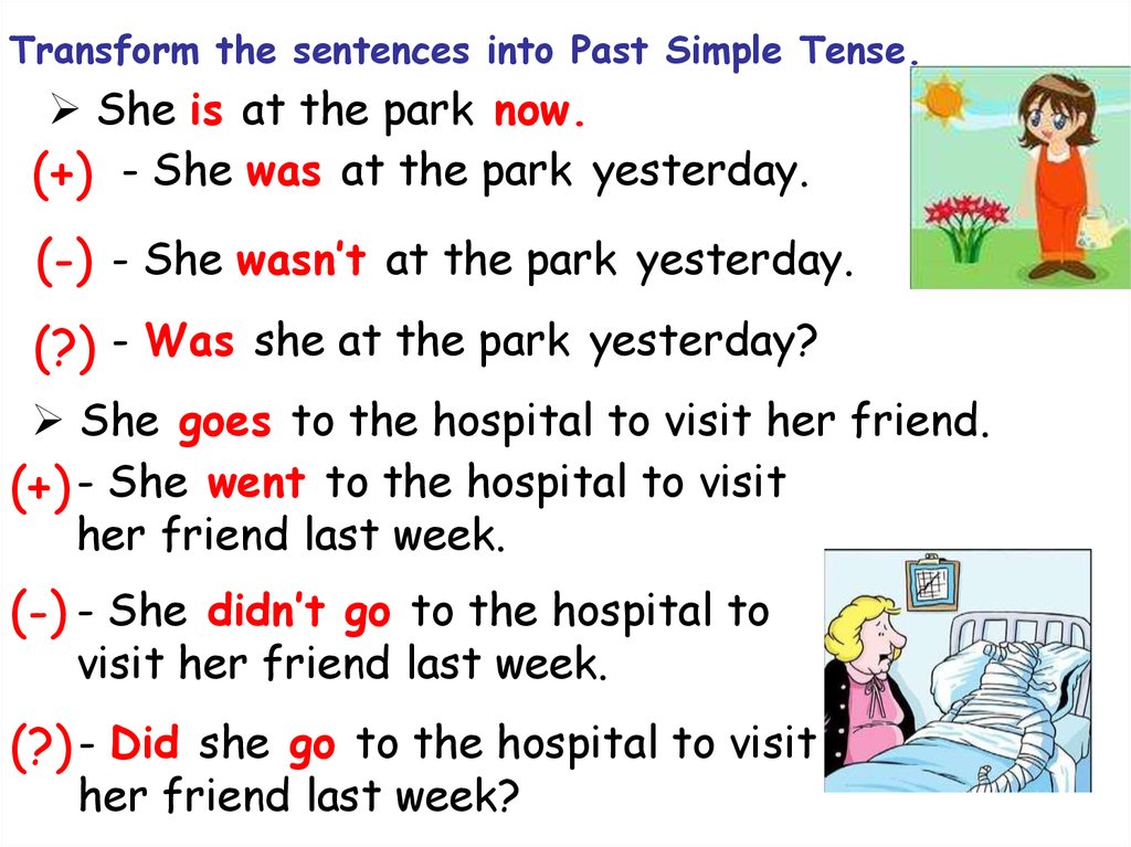 Simple Past Tense Affirmative And Negative Form 