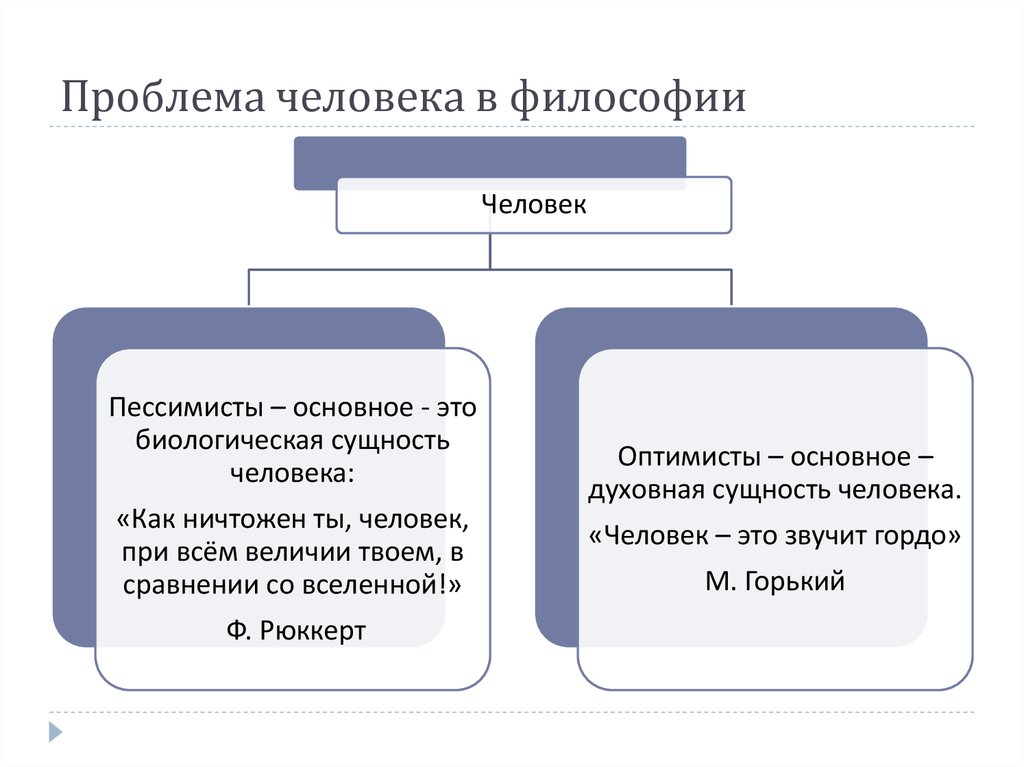 Виды проблем философии