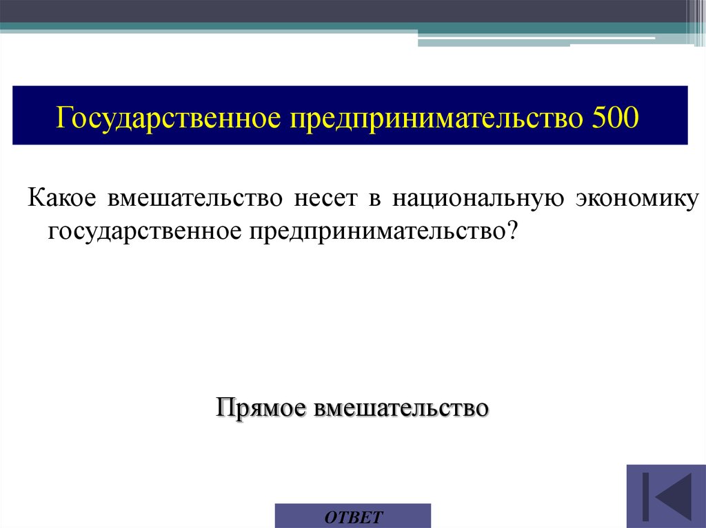 Государственных операций. Государственное предпринимательство. Прямое вмешательство. Открытое прямое вмешательство и прямое вмешательство.