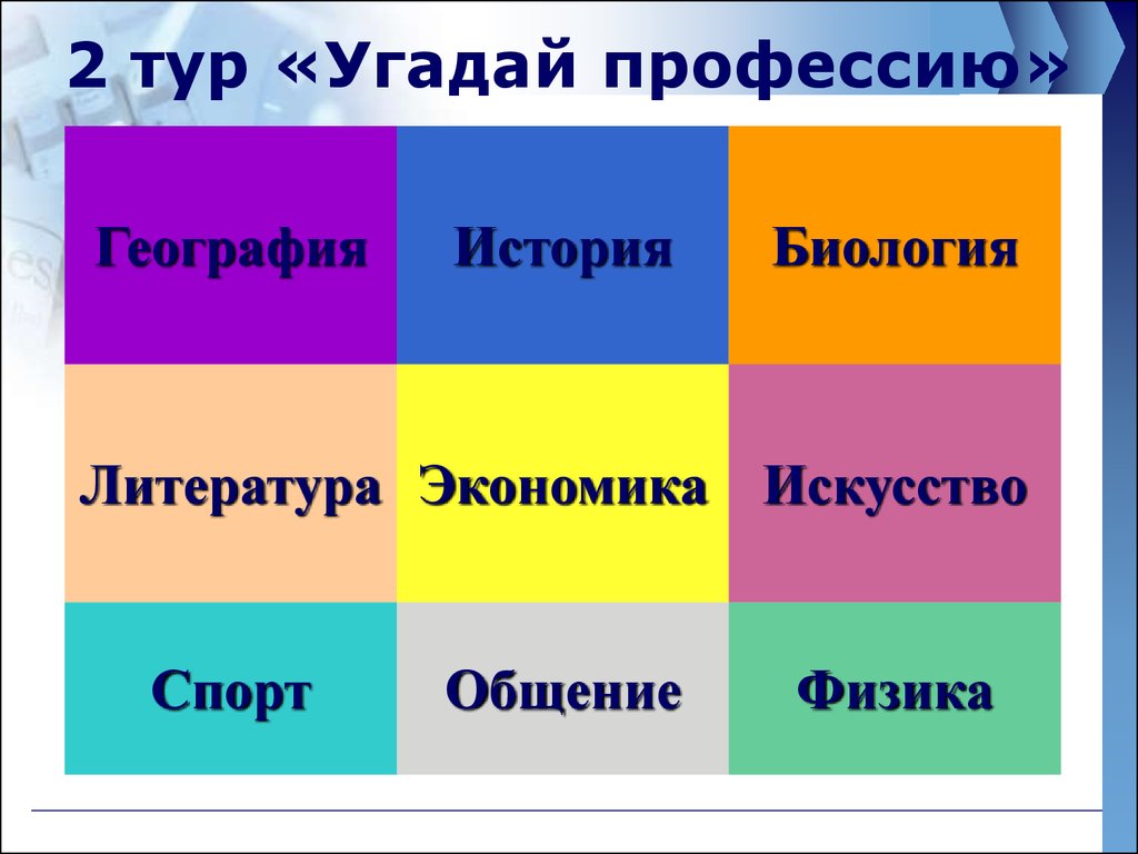 Викторина «Угадай профессию» - презентация онлайн