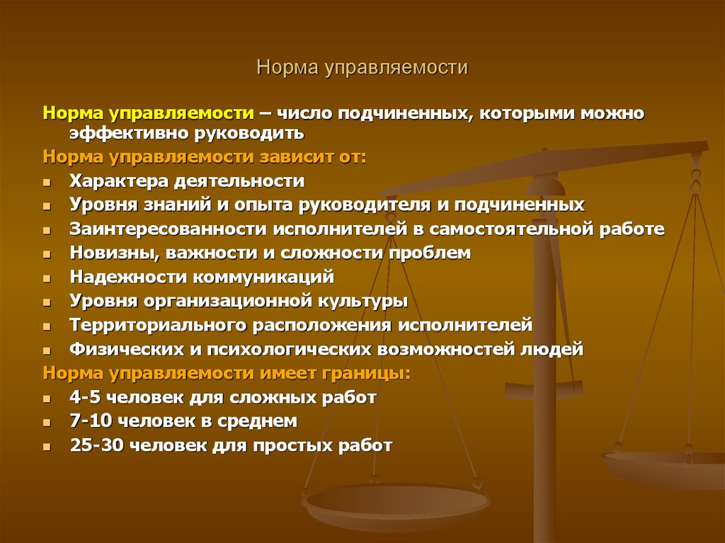 Норма вид деятельности. Норма управляемости. Норма управляемости это в менеджменте. Нормы управляемости в организации. Понятие нормы управляемости.