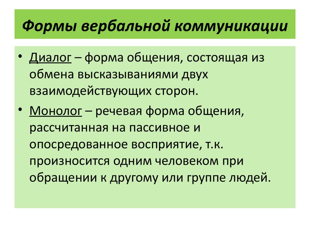 Формы вербальной коммуникации презентация