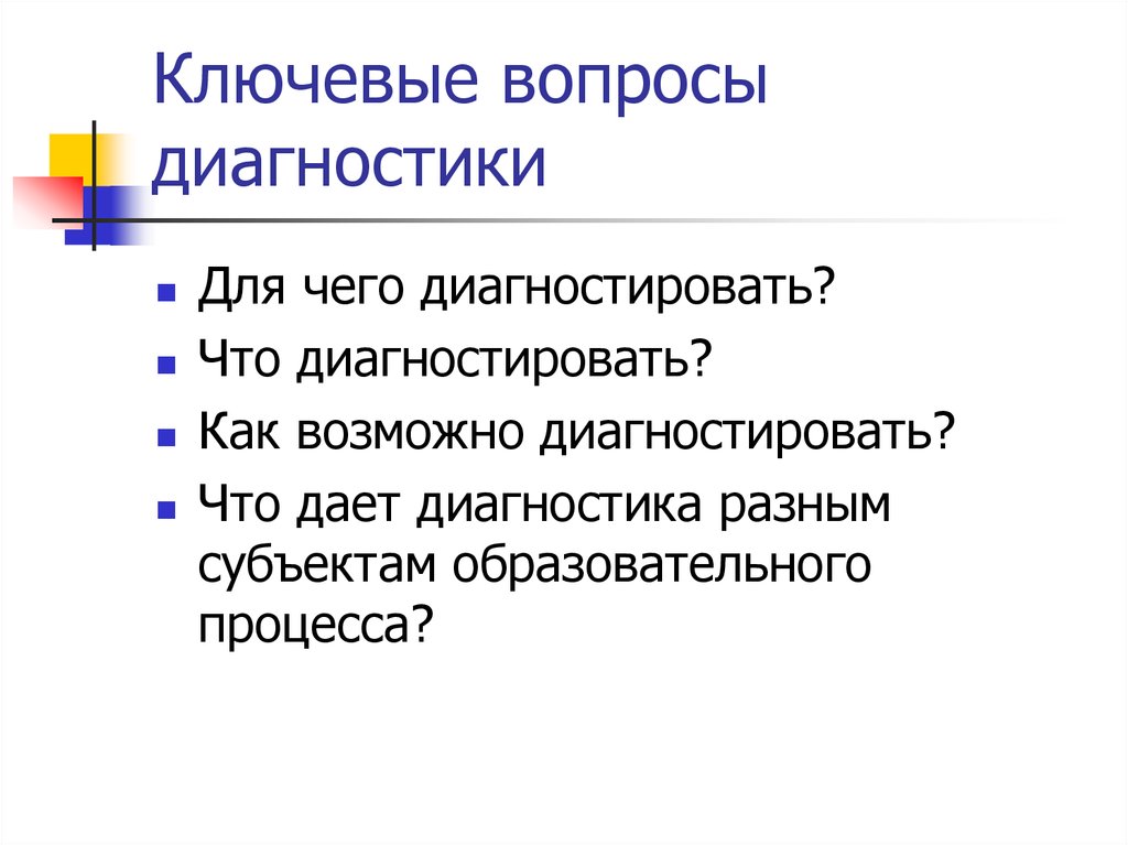 Диагноз отвечать вопросом на вопрос