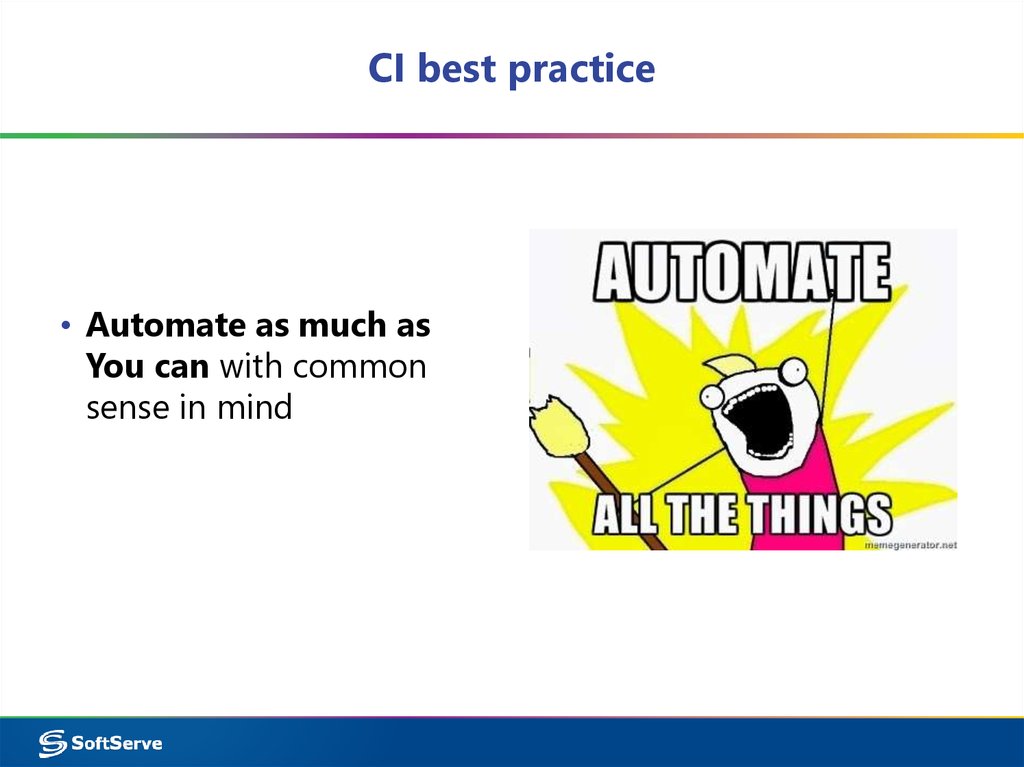 CI best practice