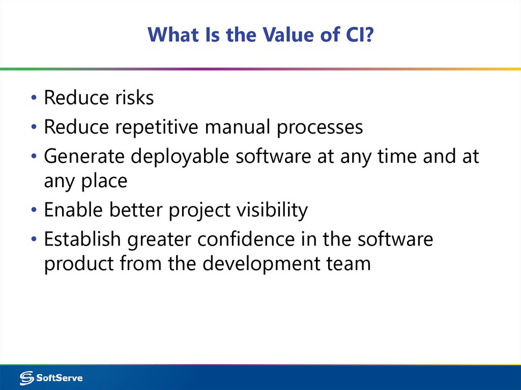 What Is the Value of CI?