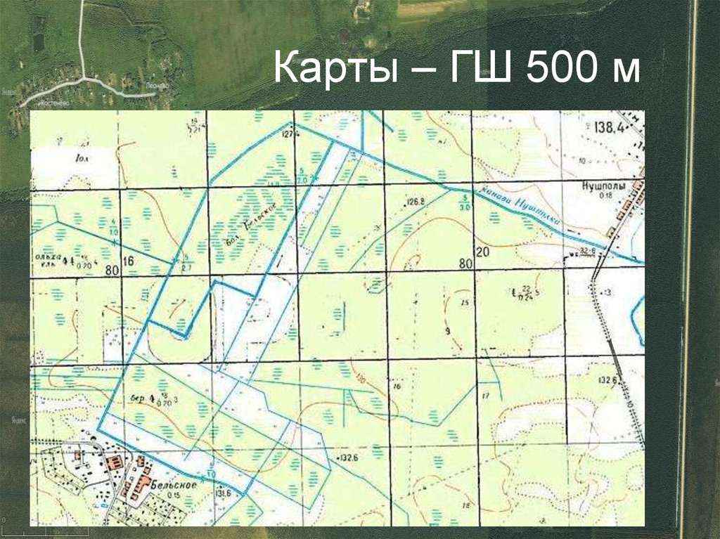 Карта печора спутник