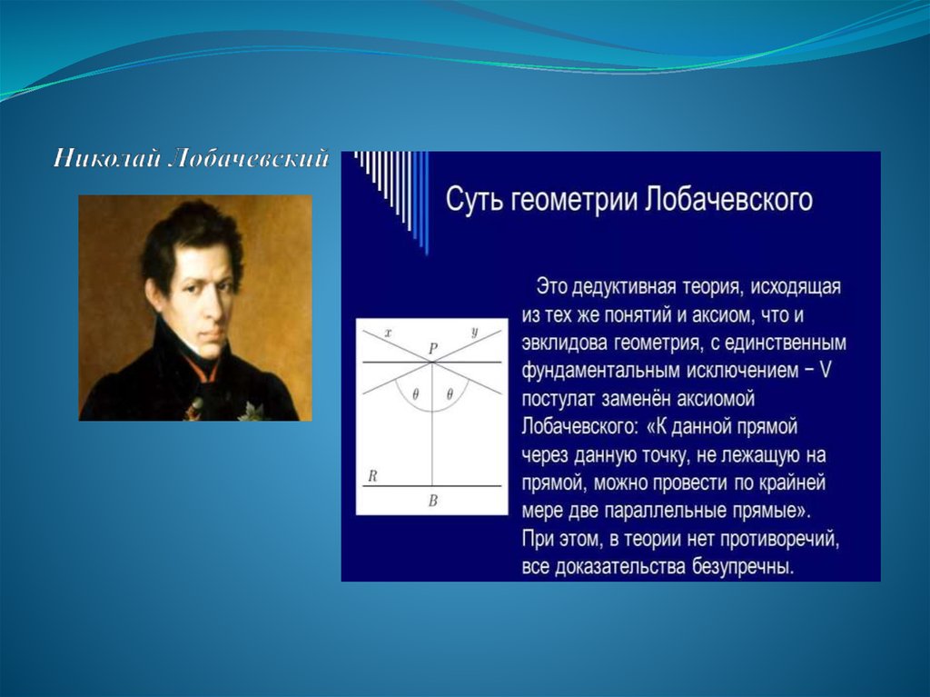 Проект на тему геометрия лобачевского