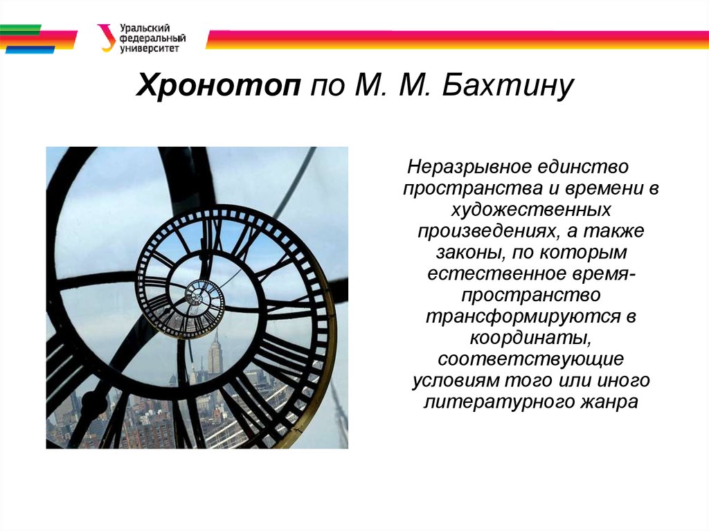 Время и пространство в литературе презентация