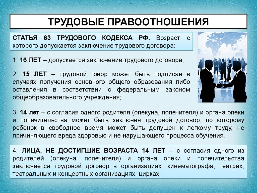 Право на труд. Трудовые правоотношения - презентация онлайн