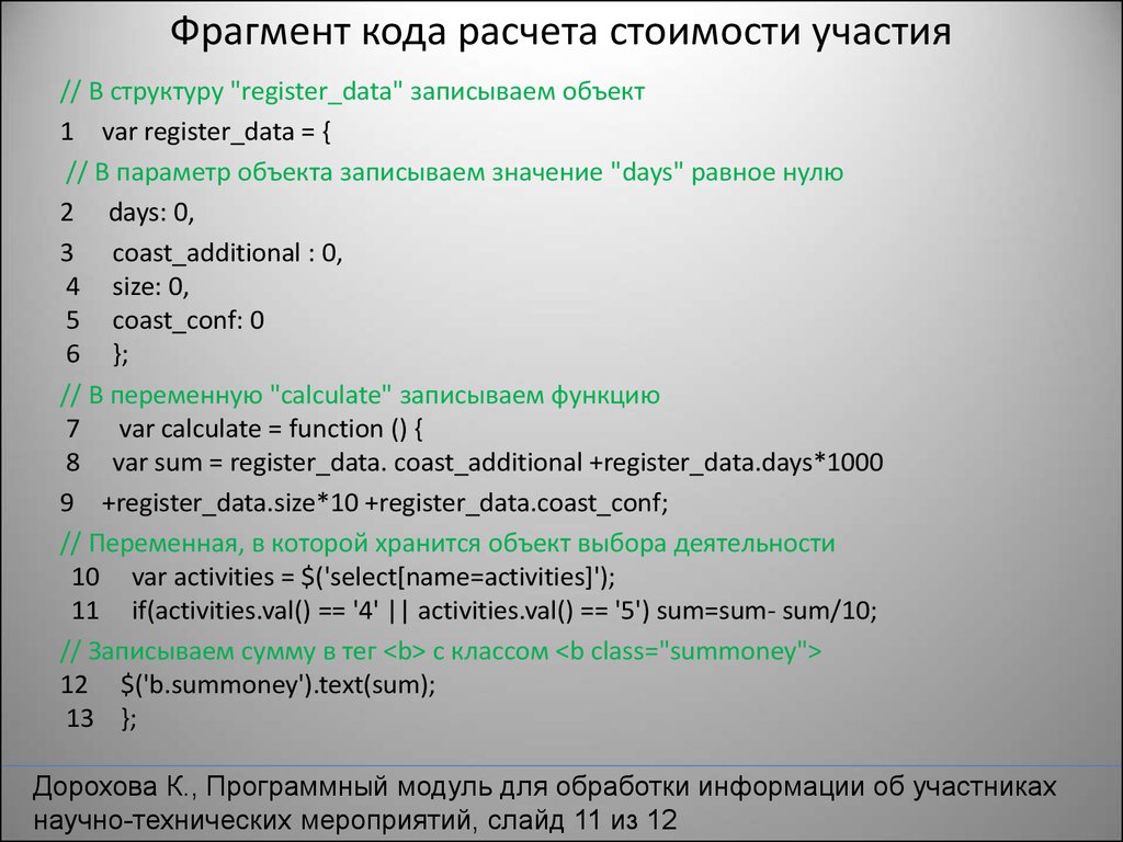 Элемент проекта в котором хранится программный код