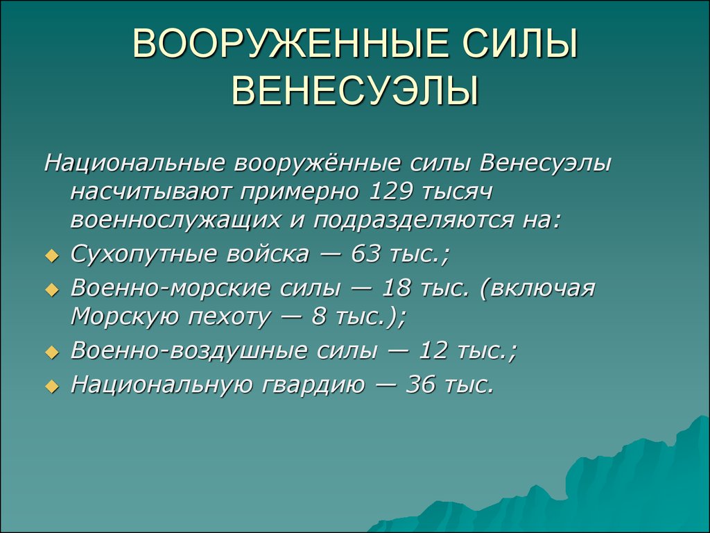 Презентация по венесуэле