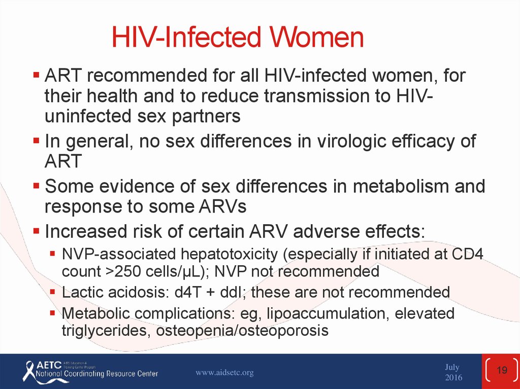 HIV-Infected Women