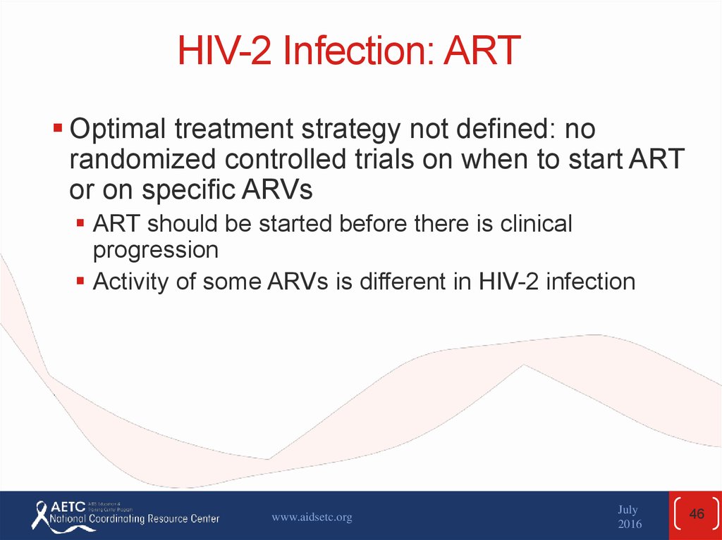 HIV-2 Infection: ART