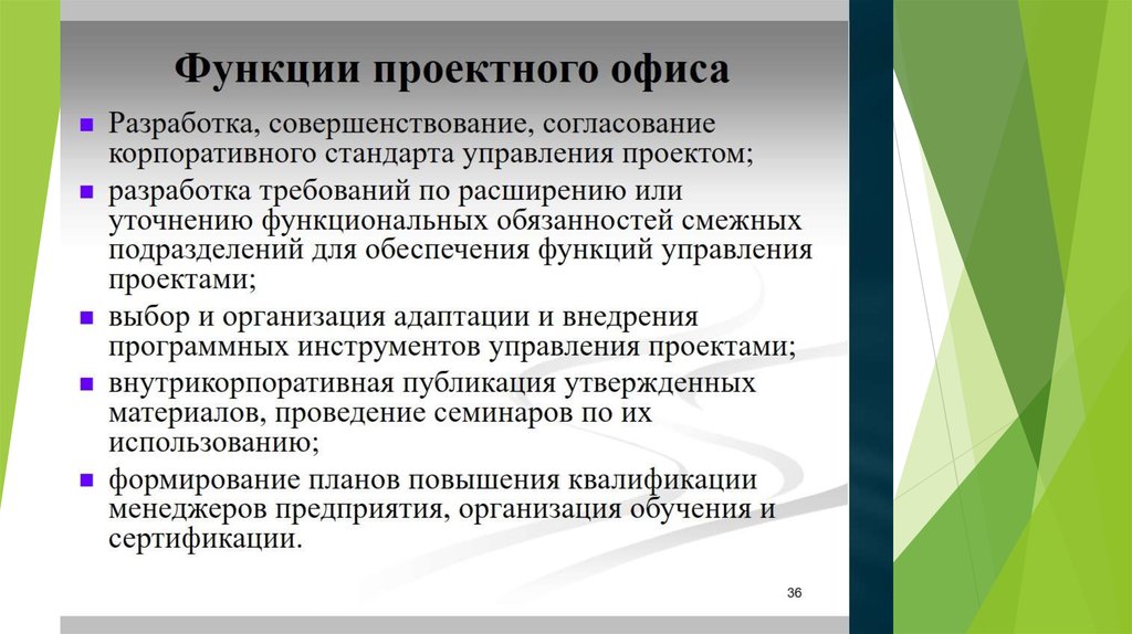 Сколько существует функция управления проектом