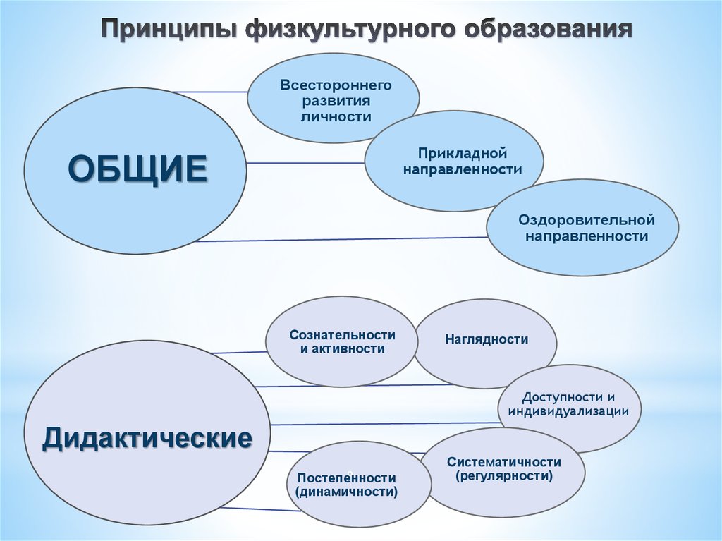 Характеристика принципов физической культуры