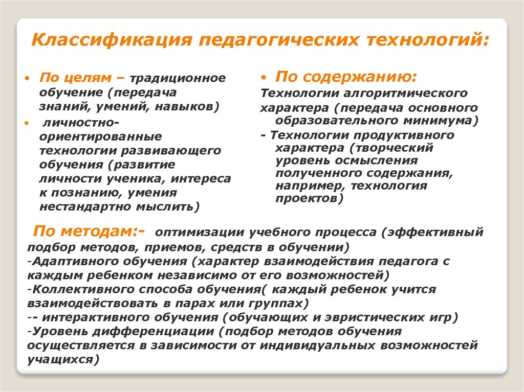 Традиционное обучение задачи. Классификация педагогических технологий. Классификация педагогики. Цель традиционной системы обучения. Традиционное обучение цель обучения.