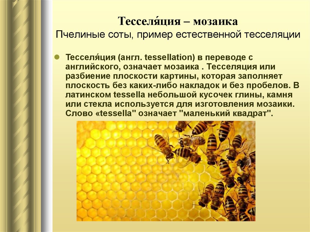 Значение мозаики. Пчелиные соты строение. Мозаика пчелиные соты. Из чего состоят соты пчел. Тесселяция мозаика.