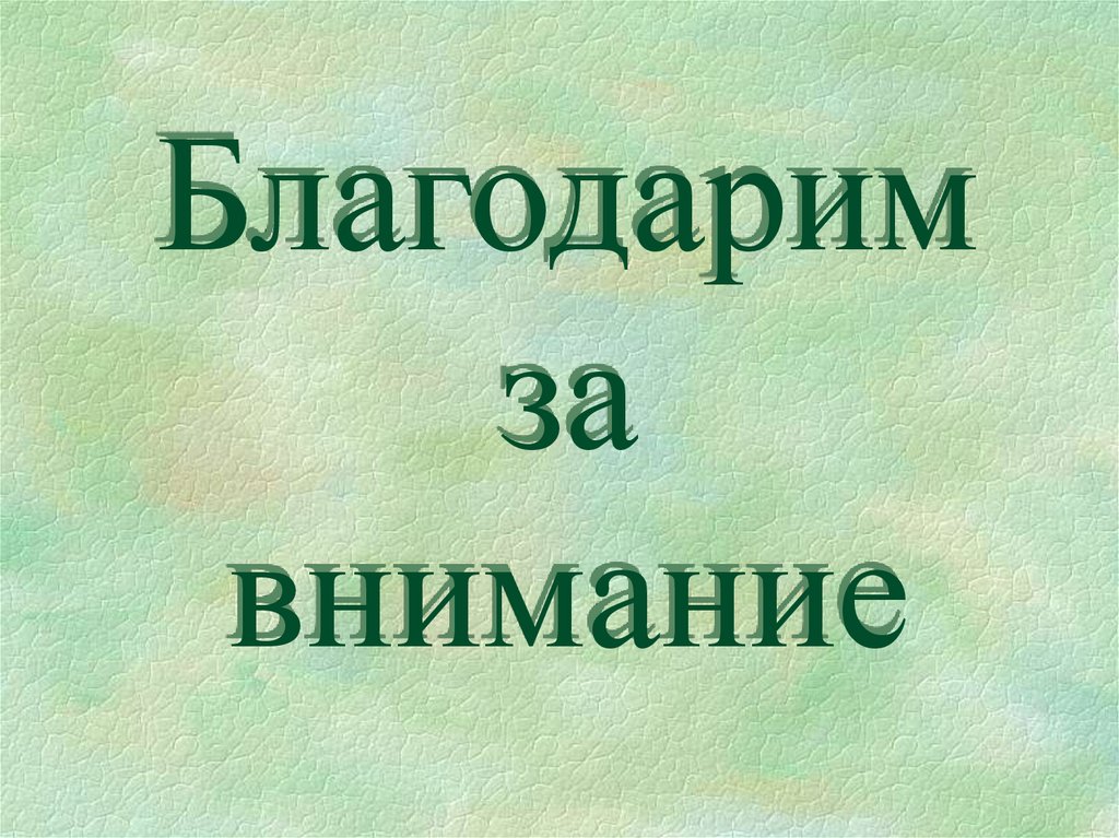 Благодарим за внимание