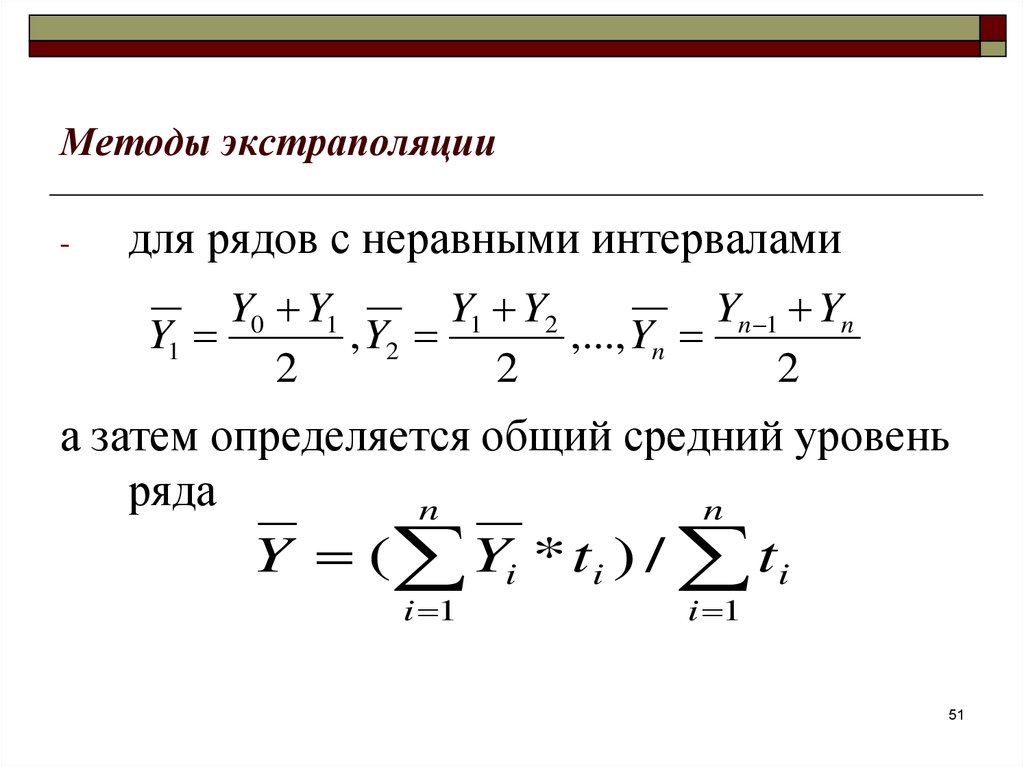 Метод экстраполяции