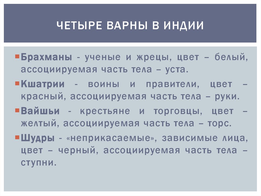 Объяснить слово варна. Понятие Варны. Четыре Варны. Варна это определение. 4 Варны в Индии.