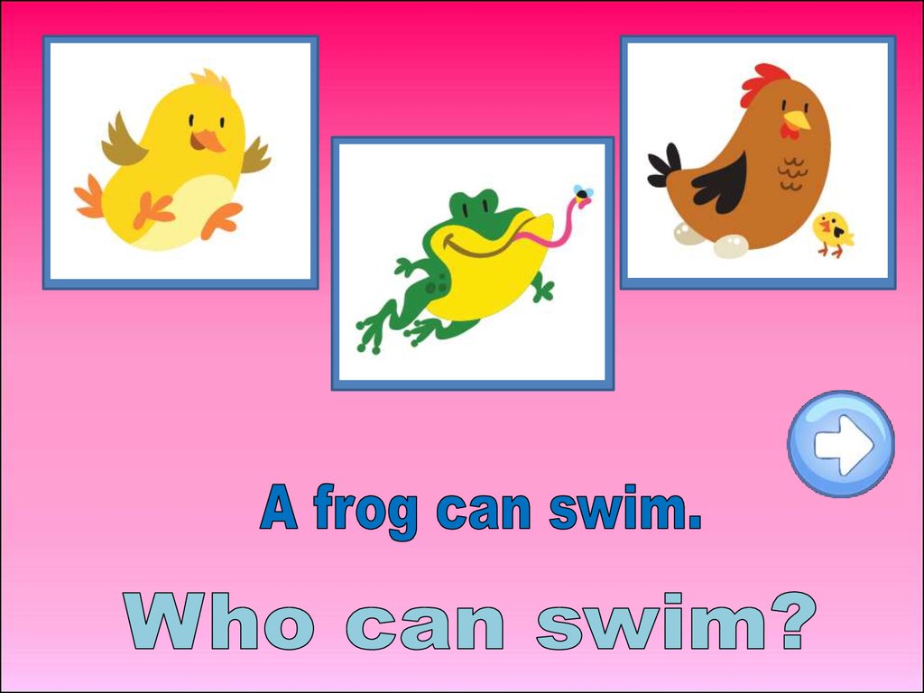Frog can Swim. Can презентация 2 класс. Презентация can you Swim 2 класс кузовлев. Who can Swim. L can like a frog