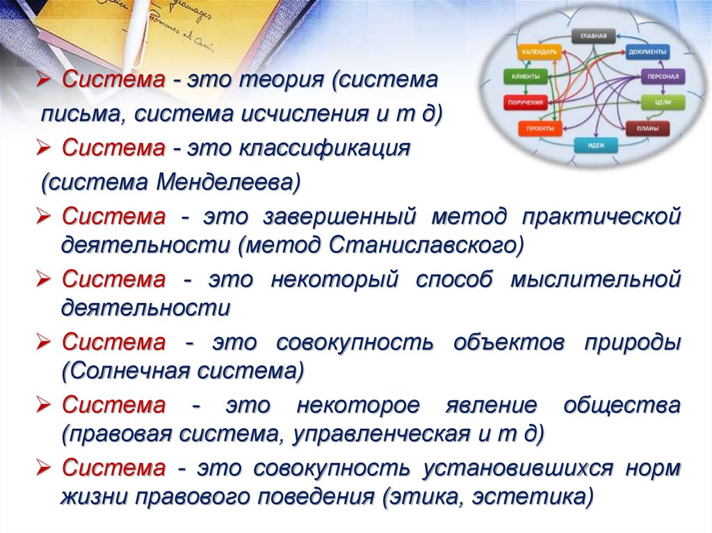 Что представляет собой теория систем