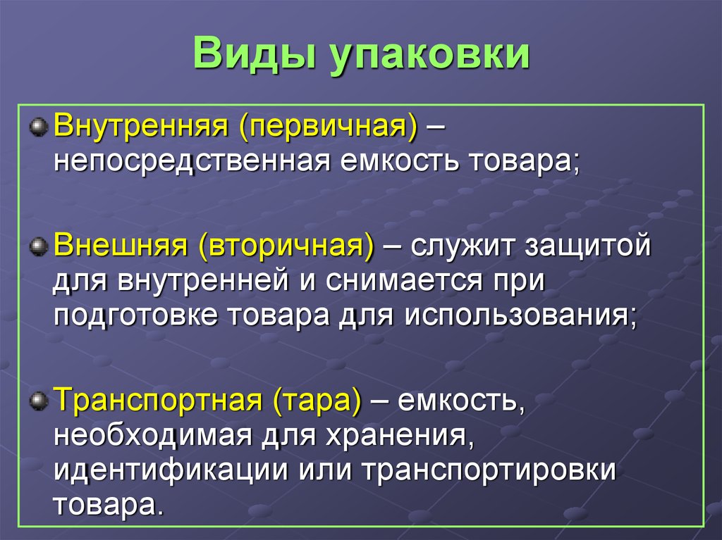 Упаковка маркетинг презентация