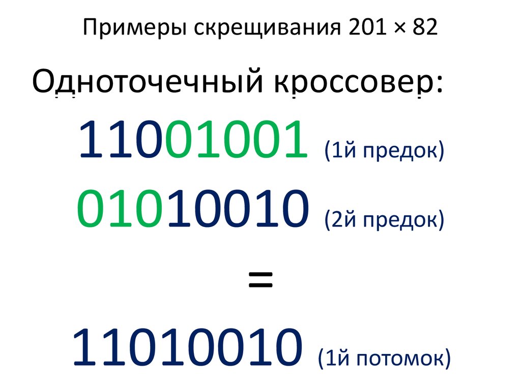 Генетические алгоритмы - презентация онлайн