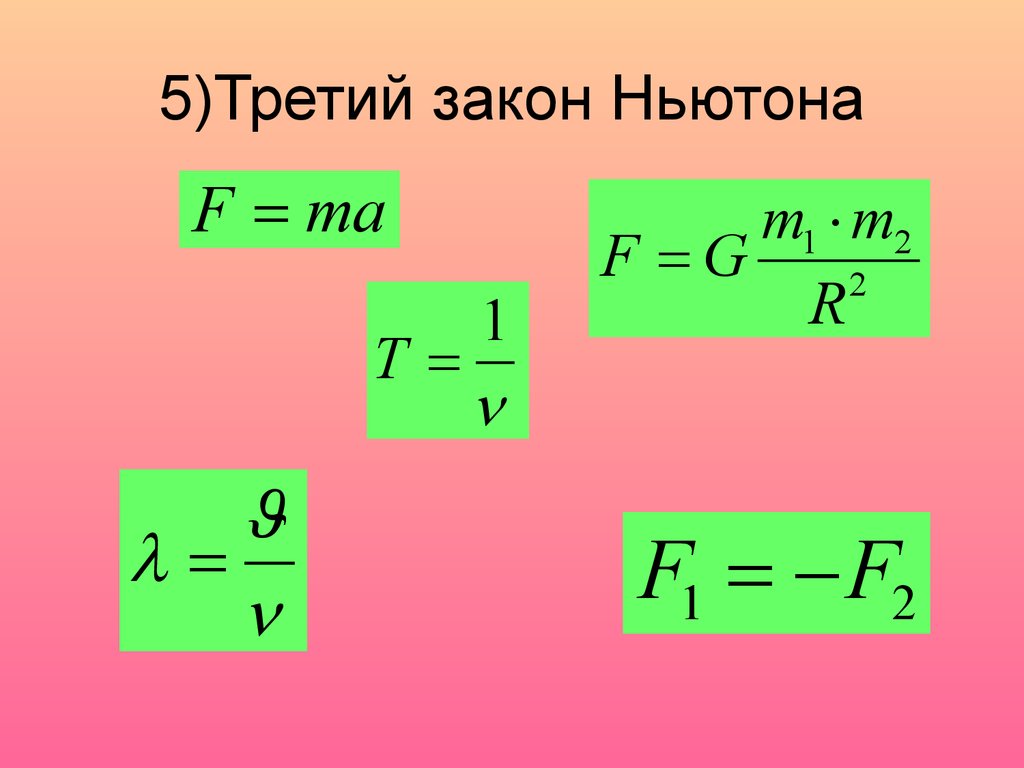 Закон ньютона уравнение. Формула 3 закона Ньютона формула. Формула 3 закона Ньютона по физике. Формулу третьего закона Ньютона формула. Закон Всемирного тяготения.
