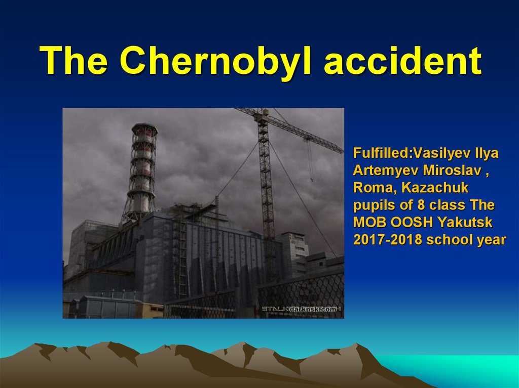 english presentation chernobyl