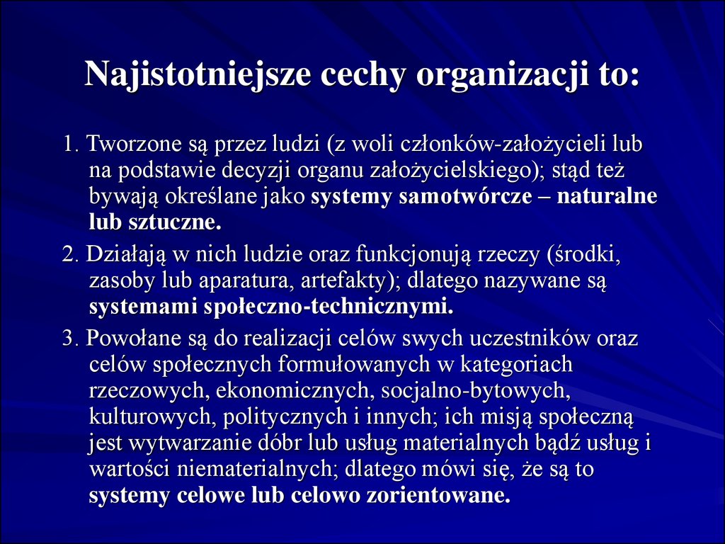 Nauka O Organizacji I Przedsiębiorstwie. Rodzaje I Typy Organizacji A ...