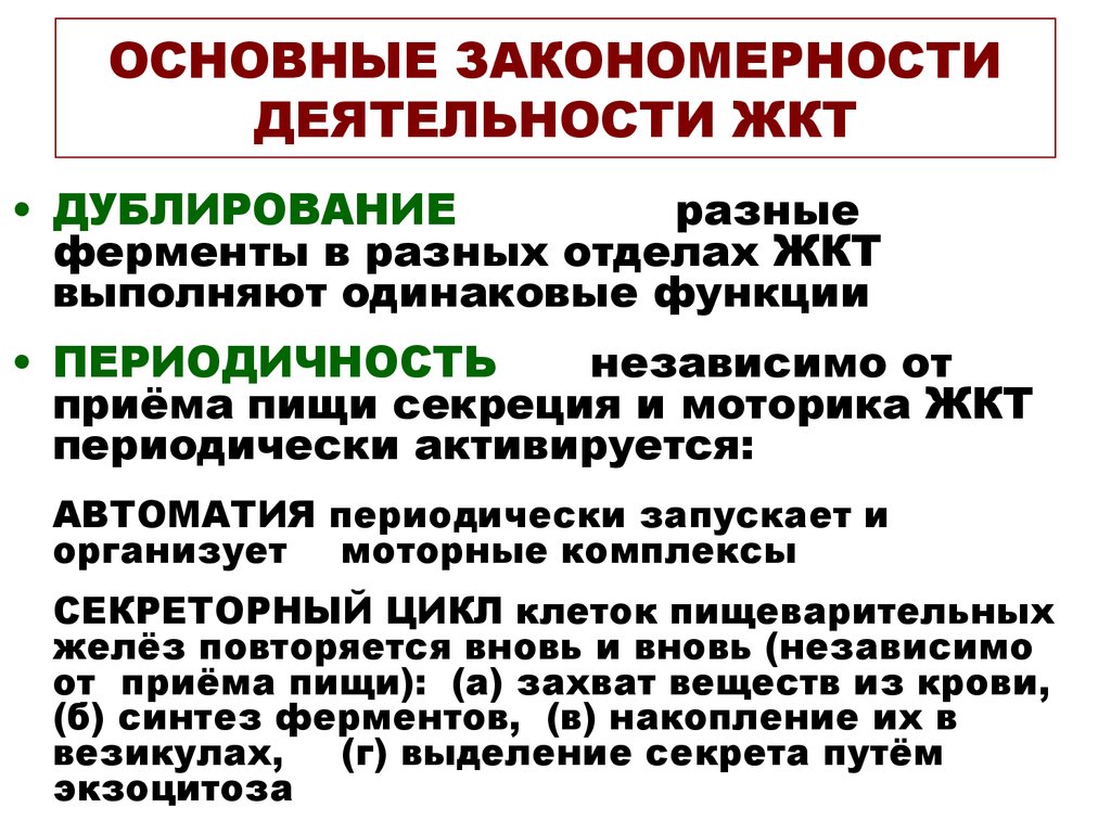 Активность пищеварительных ферментов