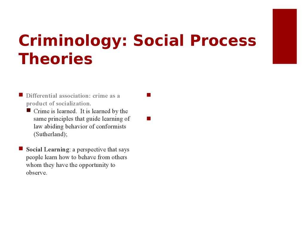 Activity theory. The Theories of differentiation. Theory of "Differential Association". Табоица на тему "Theories of Crimes". Crime and social Organization.