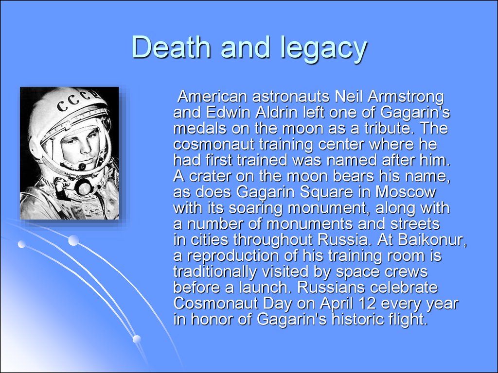 Death and legacy