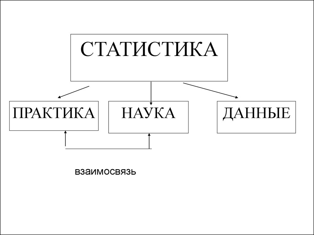 Наука и практика. Статистическая практика это. Взаимосвязь статистики с другими науками.