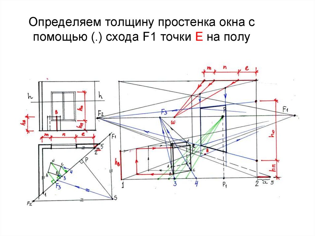 Интерьер на две точки схода