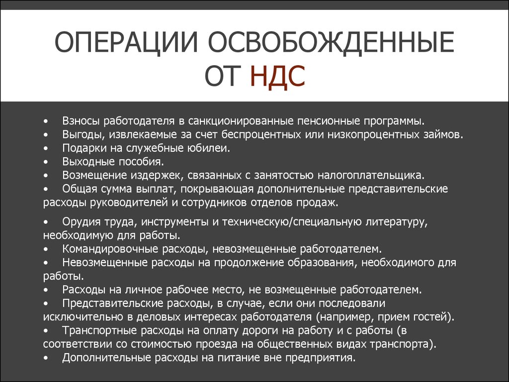 Услуга операции. Операции освобожденные от НДС. Операции освобождаемые от уплаты НДС. Операции освобожденные от налогообложения НДС. Перечень услуг освобожденных от НДС.