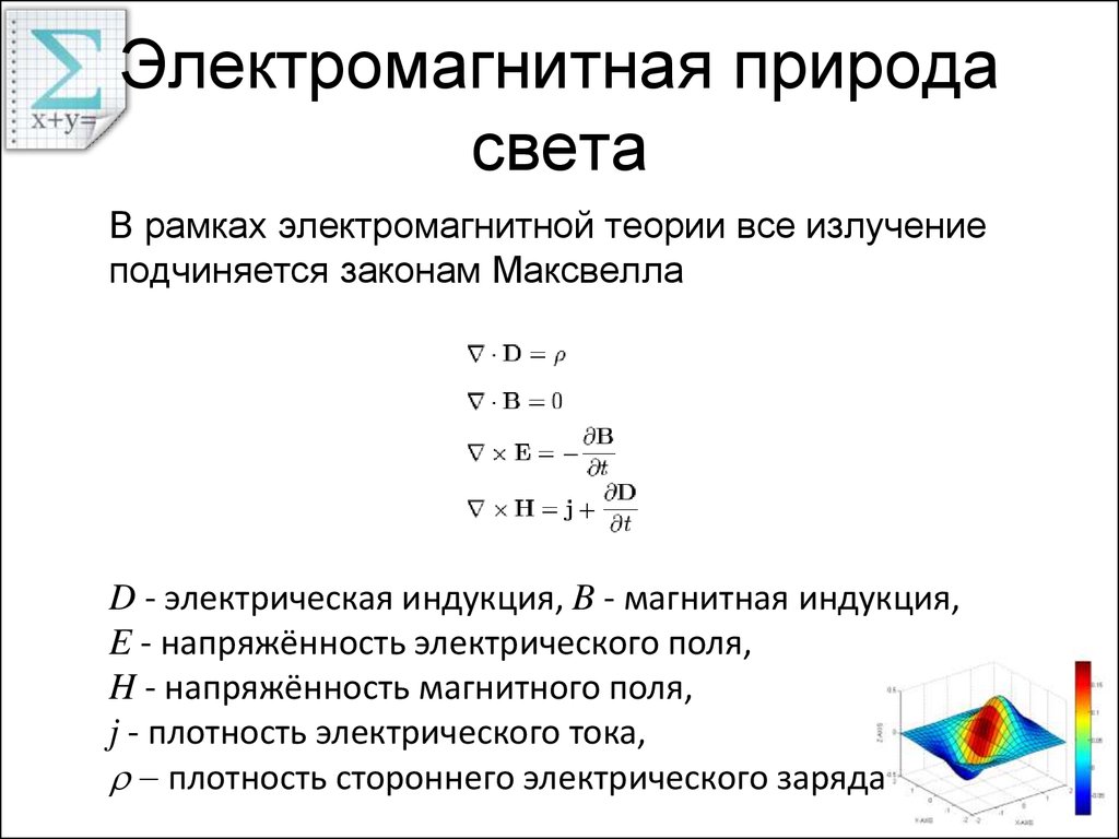 Электромагнитная природа света скорость света 11 класс презентация