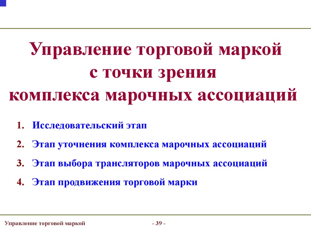 Управления товаром. Управление торговой маржей. Управление торговыми марками. Стратегии управление торговыми марками. Этапы управления торговыми марками.